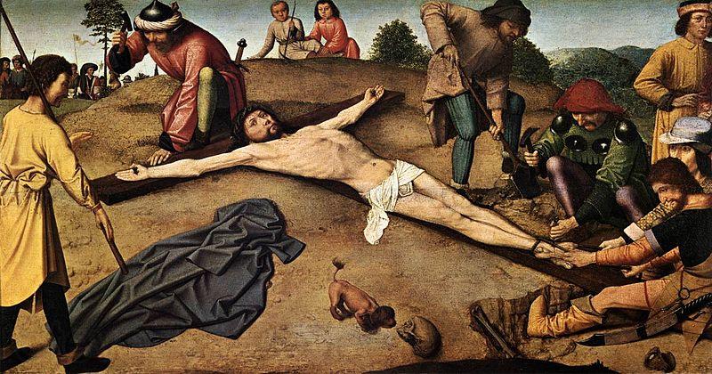Gerard David Christ Nailed to the Cross France oil painting art